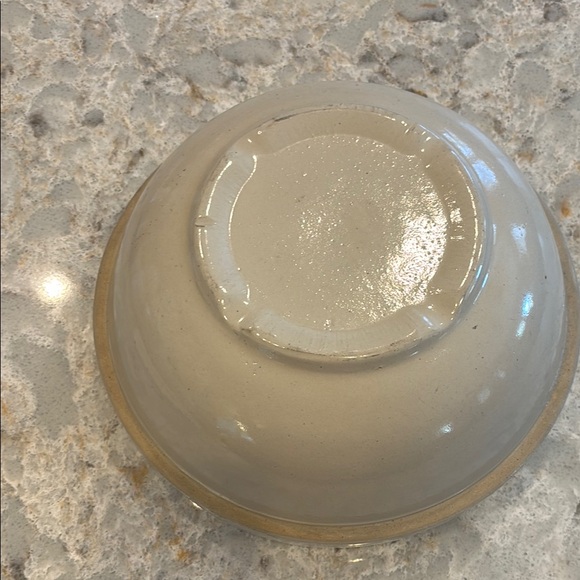 Vintage Red Wing Inspired Large Stoneware Bread Dough Mixing Bowl 12” - Picture 5 of 8